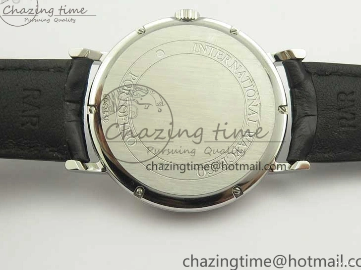 MIROTIME 0518 Portofino Automatic SS TWF 1:1 Best Edition Black Dial on Black Leather Strap A TravelReady 7199